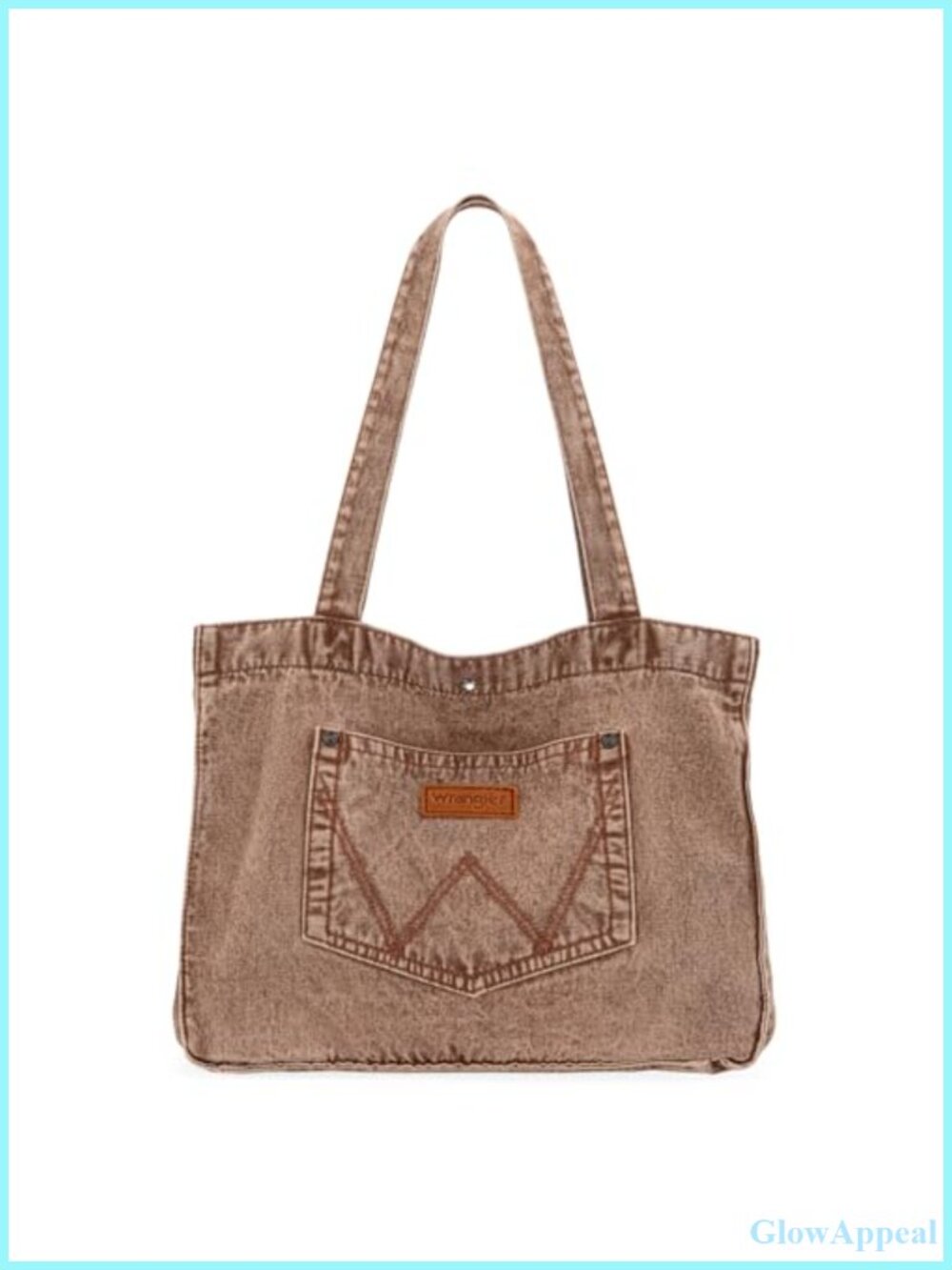 Denim Tote Bag Womens Slouchy Bucket Purse Washable Denim Work Travel